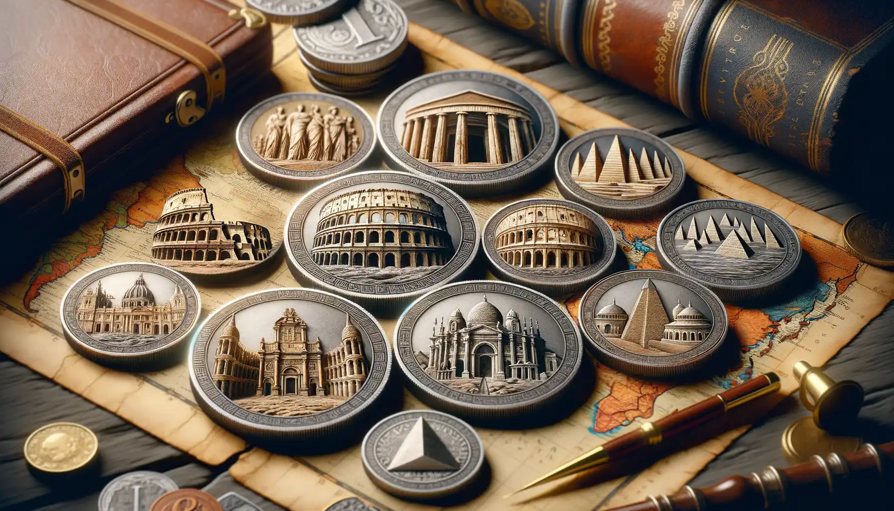 Coins Featuring Iconic Architectural Structures